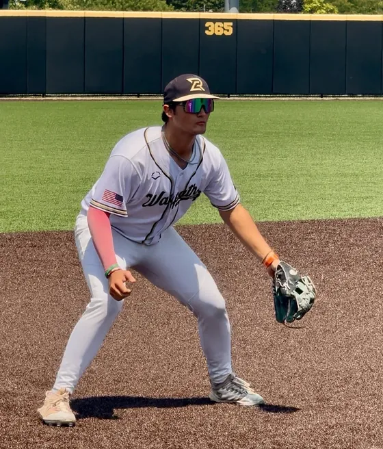 A Warpath infielder ready in the field