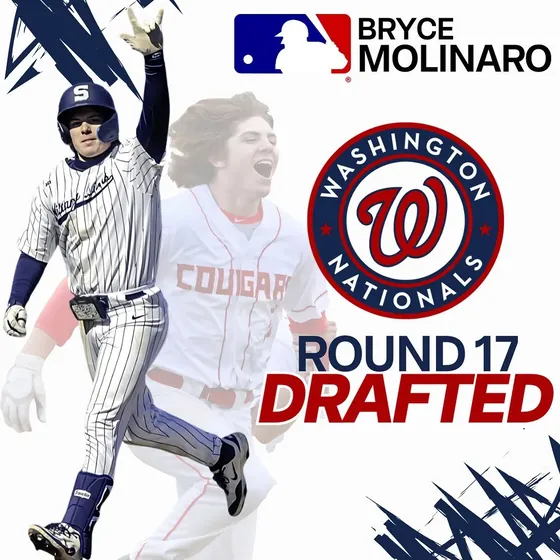 Bryce Molinaro, drafted by the Nationals in round 17
