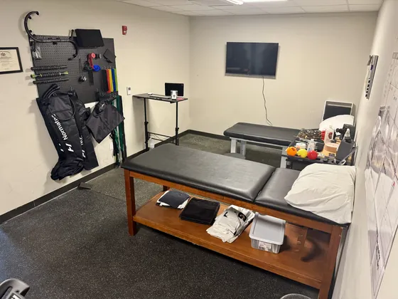 The athletic training room at RCS Academy